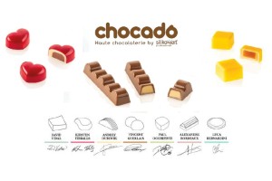 Коллекция дизайнерских форм для шоколада