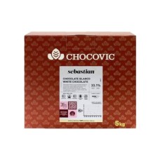 Белая шоколадная масса 33,1% Chocovic диски 900CT 3*5кг/15кг CHW-S4CHVC-94B