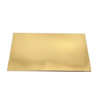 Подложка картон прямоуг 30*40см золото/50шт