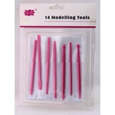 Набор тонких палочек для мастики 14шт пластик37673