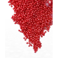 #163 Драже зерновое в цветной кондитерской глазури (Жемчуг красный)/1,5кг