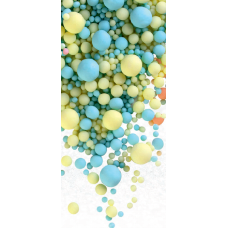 #096МДраже зерновое в цветной кондитерской глазури (Голуб/желт)/1,5кг